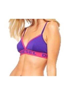 DIESEL Lizzy TRIANGLE Bra BRALETTE Pink / Purple ( US 38 )